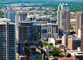 Отели Орландо - Downtown-orlando-buildings-skyline